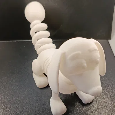 Chú cún lò xo vui nhộn phong cách Slinky