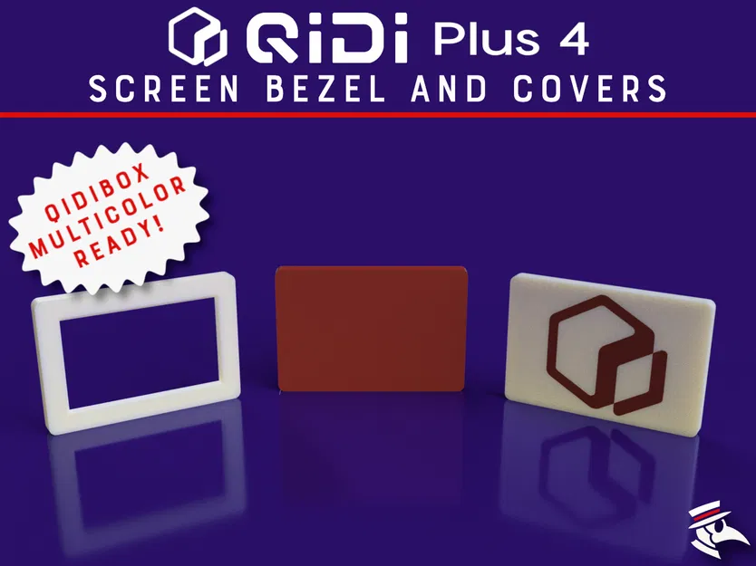 Khung viền màn hình và nắp bảo vệ cho Qidi Plus 4 - Image 1