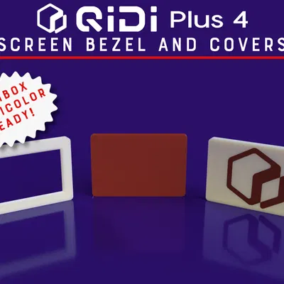 Khung viền màn hình và nắp bảo vệ cho Qidi Plus 4
