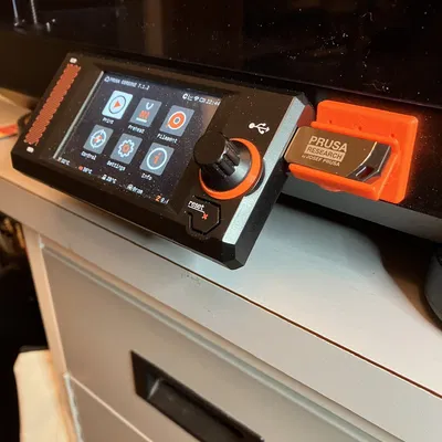 Giá đỡ và bảo vệ cổng USB cho máy in 3D Prusa Core One