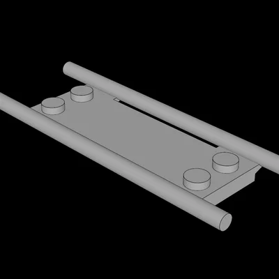 Mô hình cáng cứu thương minifig tương thích LEGO - In 3D dễ dàng