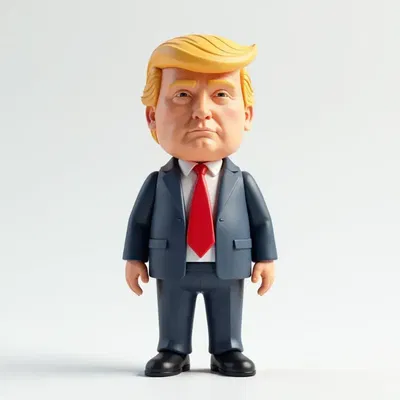 Mô hình nhân vật Trump 2025 - File STL in 3D chất lượng cao