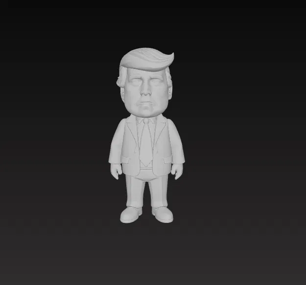 Mô hình nhân vật Trump 2025 - File STL in 3D chất lượng cao - Image 2