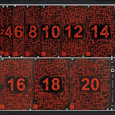 Eurorack Blank Panel │3U – 2 đến 20 HP │ "Circuit Chaos"