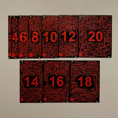 Eurorack Blank Panel │3U – 2 đến 20 HP │ "Circuit Chaos"