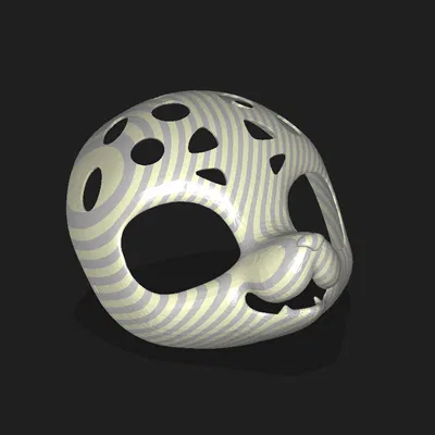 Mô hình khung đầu Fursuit phong cách Kemono in 3D chi tiết