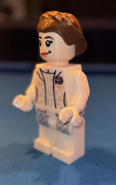 Mô hình Brick MegaFigure Princess Leia (Hoth Outfit) Star Wars (Tỷ lệ 5:1) - Image 2