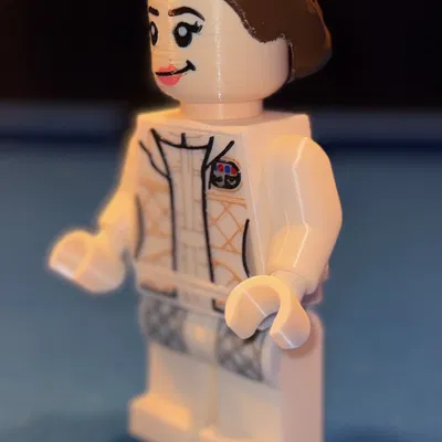 Mô hình Brick MegaFigure Princess Leia (Hoth Outfit) Star Wars (Tỷ lệ 5:1)