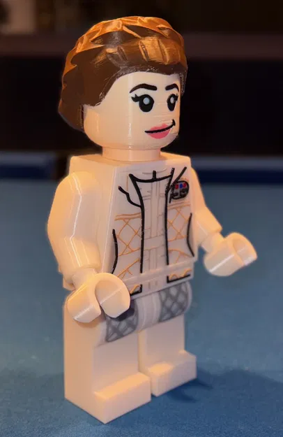 Mô hình Brick MegaFigure Princess Leia (Hoth Outfit) Star Wars (Tỷ lệ 5:1) - Image 3