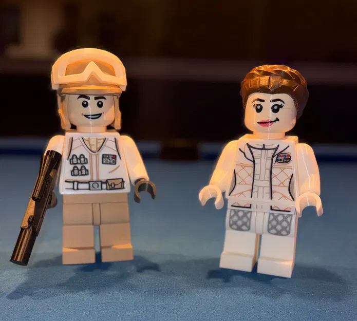 Mô hình Brick MegaFigure Princess Leia (Hoth Outfit) Star Wars (Tỷ lệ 5:1) - Image 6