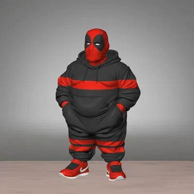Mô hình Deadpool mập phong cách thập niên 90 - File in 3D cực chất