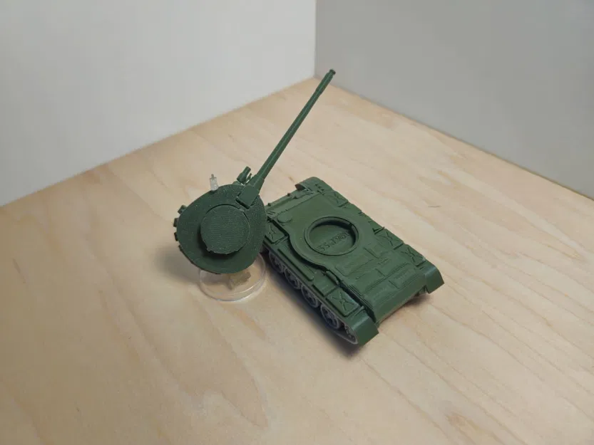 Mô hình xe tăng T-55 (T0 55 MBT) - File in 3D chi tiết cho Wargame - Image 4