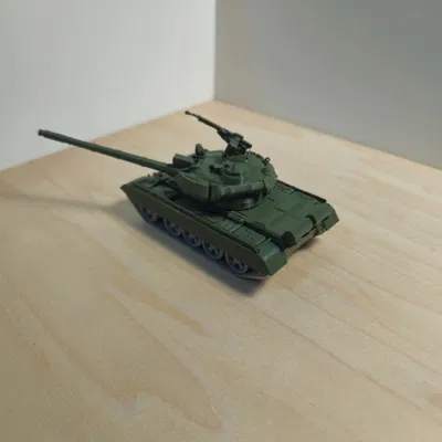 Mô hình xe tăng chiến đấu chủ lực T-55 AM-1 3D