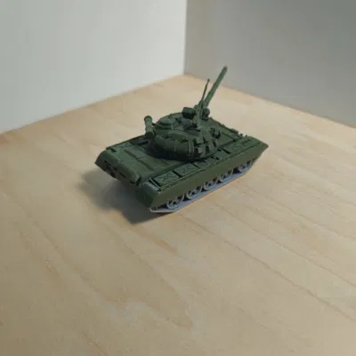 Mô hình xe tăng chiến đấu chủ lực T-55 AM-1 3D