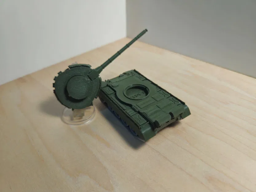 Mô hình xe tăng chiến đấu chủ lực T-55 AM-1 3D - Image 4