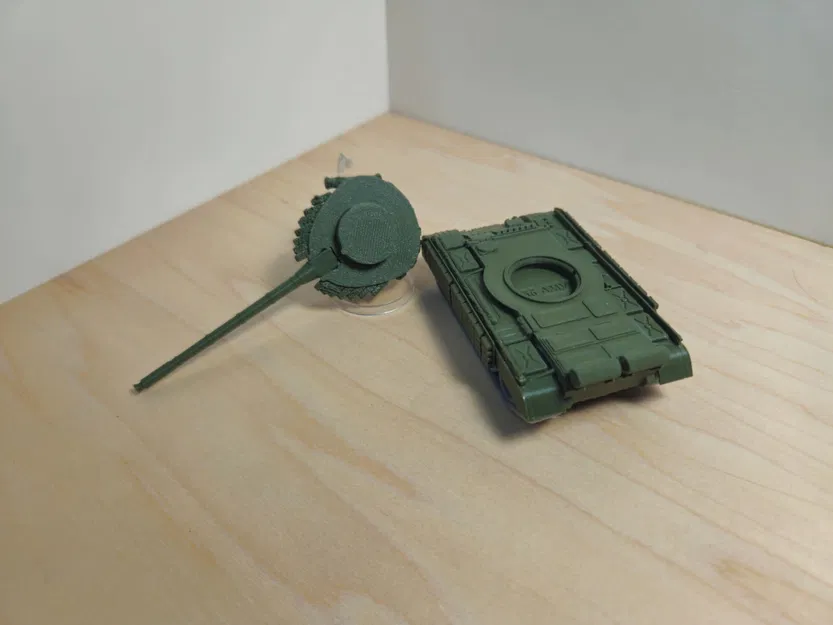 Mô hình xe tăng 3D T-55 AMV cực chi tiết cho dân chơi Wargaming - Image 5