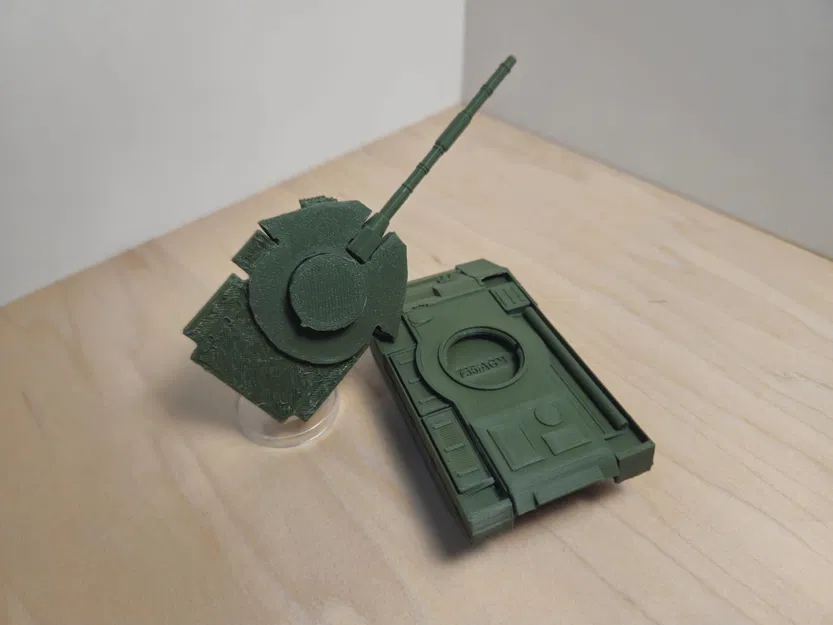 Mô hình xe tăng chiến đấu T55 AGM 3D - Phụ kiện Wargame cực chất - Image 2