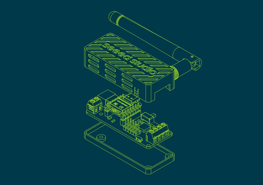 Vỏ hộp cho mạch điều khiển LED Seeed Studio XIAO (Hỗ trợ WLED, Home Assistant) - Image 2