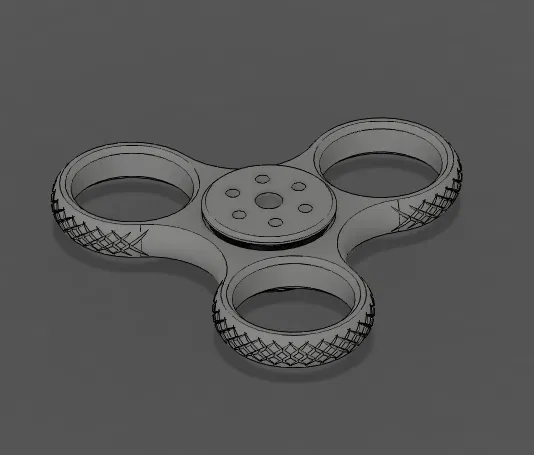 Mô hình Fidget Spinner Mini nhỏ gọn dùng vòng bi 22x7mm - Image 1