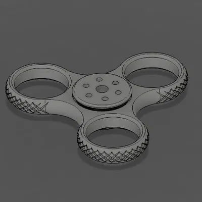 Mô hình Fidget Spinner Mini nhỏ gọn dùng vòng bi 22x7mm