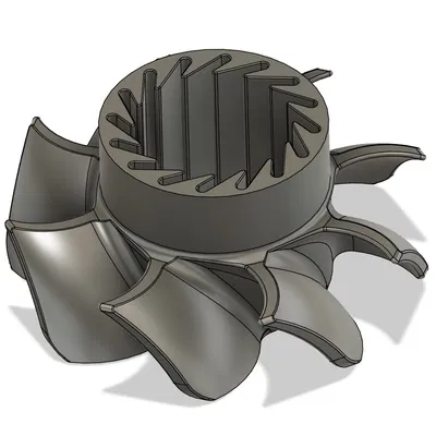 Cánh quạt tản nhiệt Carvera Beefy - Nâng cấp bền bỉ cho trục xoay CNC