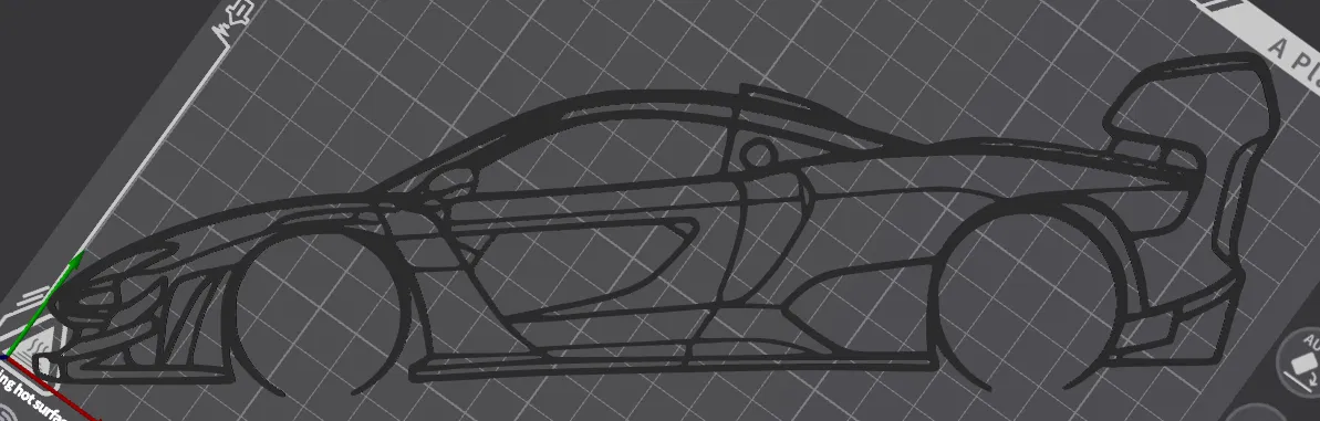 Mô hình trang trí tường McLaren Senna GTR 3D độc đáo cho tín đồ tốc độ - Image 2