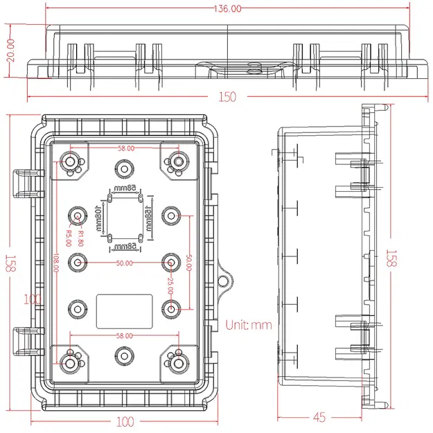 Giá Gắn Meshtastic Solar Node Cho Hộp IP67 - Image 4