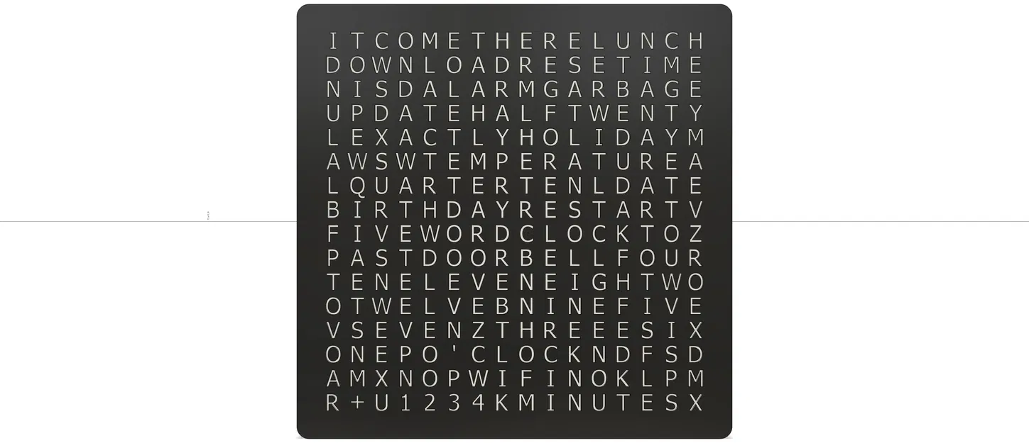 WordClock 16x16 - 2024 - Image 9