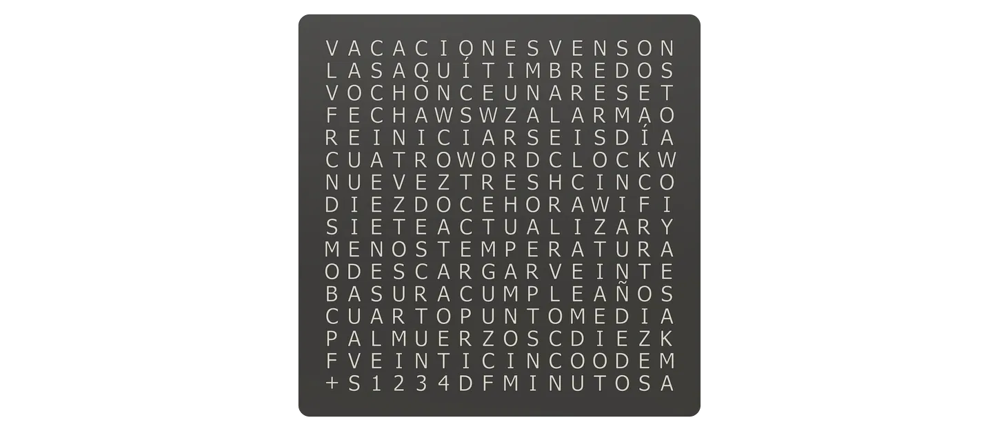 WordClock 16x16 - 2024 - Image 28