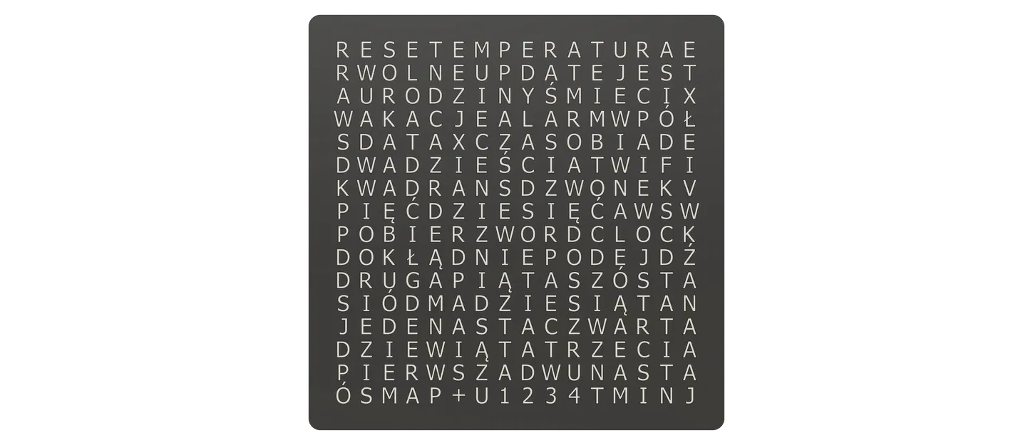 WordClock 16x16 - 2024 - Image 30