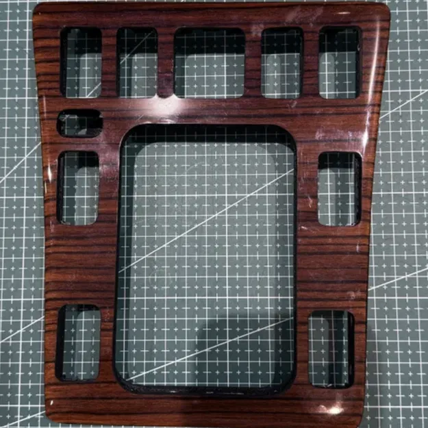 Khung nhựa đỡ nút bấm bảng điều khiển Mercedes-Benz 190E W201 - Image 4