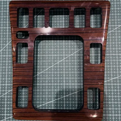 Khung nhựa đỡ nút bấm bảng điều khiển Mercedes-Benz 190E W201