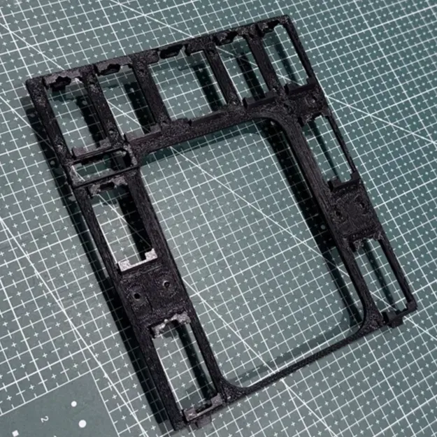 Khung nhựa đỡ nút bấm bảng điều khiển Mercedes-Benz 190E W201 - Image 5