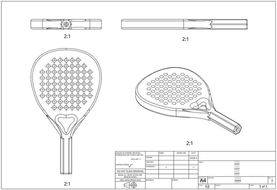 Móc khóa vợt Padel - Image 2