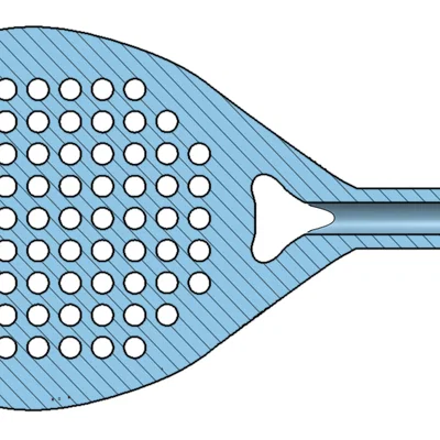 Móc khóa vợt Padel