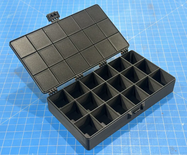 Hộp chia nhiều ngăn có khóa - Bản Remix với các ngăn nhỏ đồng nhất - Image 3