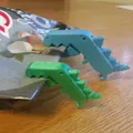 Kẹp miệng túi hình khủng long (Dino bag clip) in 3D độc đáo - Thumbnail 3