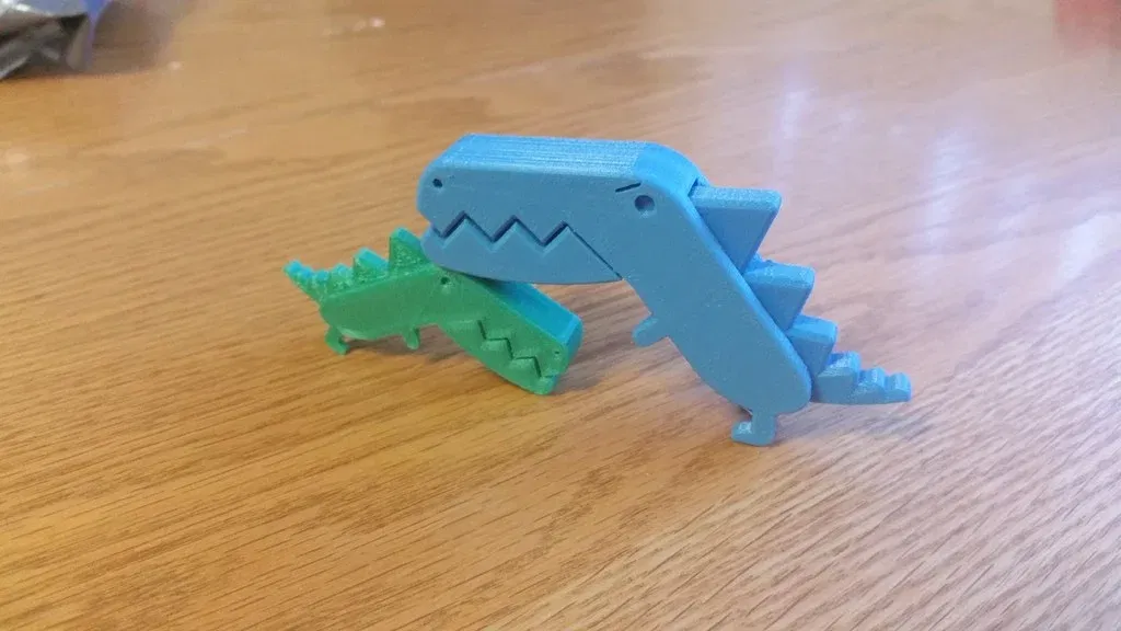 Kẹp miệng túi hình khủng long (Dino bag clip) in 3D độc đáo - Image 4