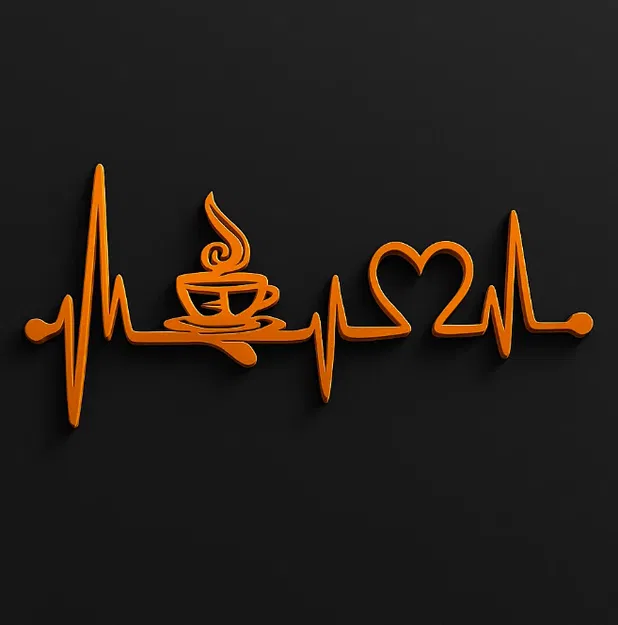 Mô hình trang trí treo tường Coffee Lover cực chất cho tín đồ cà phê - Image 1