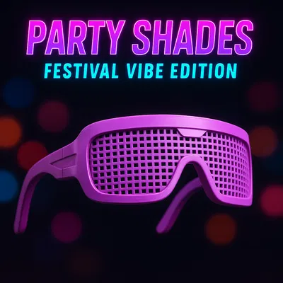 Party Shades - Kính Mát Lễ Hội Phong Cách Retro