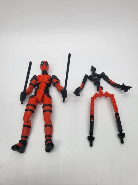 Bộ khung xương Dummy 13 Deadpool - Tối ưu cho in 3D - Image 1