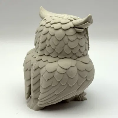 Mô hình tượng cú cổ điển (Classical Owl Figurine)
