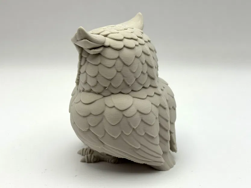 Mô hình tượng cú cổ điển (Classical Owl Figurine) - Image 3