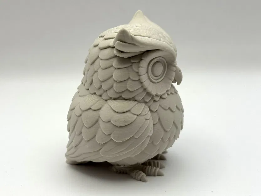 Mô hình tượng cú cổ điển (Classical Owl Figurine) - Image 4