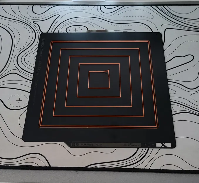 Mẫu in test square lớp đầu tiên | Cân bàn in - Image 1