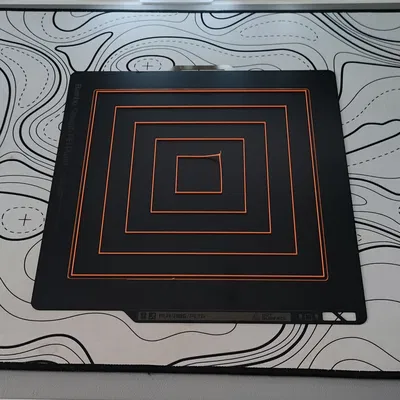 Mẫu in test square lớp đầu tiên | Cân bàn in