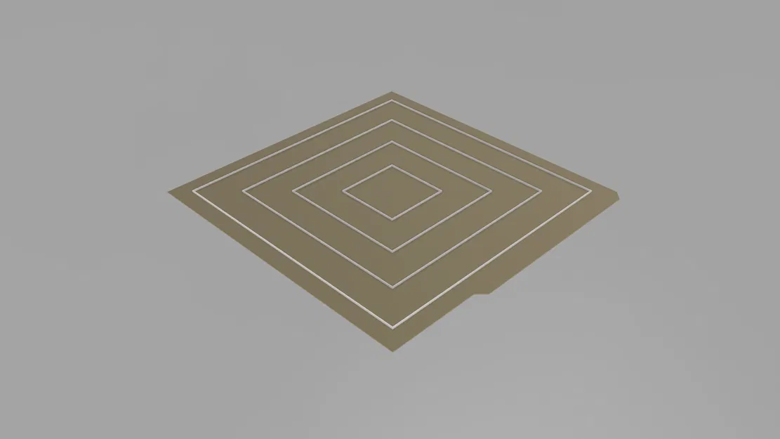 Mẫu in test square lớp đầu tiên | Cân bàn in - Image 3