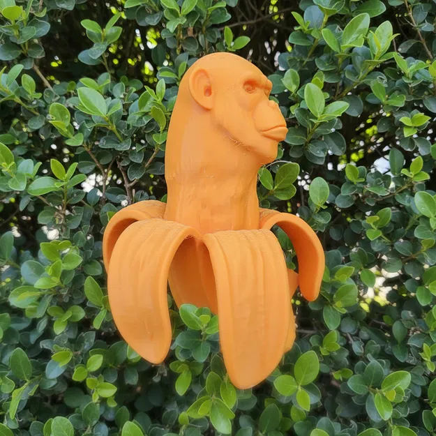 Tượng trang trí khỉ chuối 3D - Italian Brainrot Banana độc lạ - Image 1