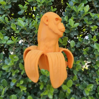 Tượng trang trí khỉ chuối 3D - Italian Brainrot Banana độc lạ
