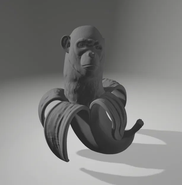 Tượng trang trí khỉ chuối 3D - Italian Brainrot Banana độc lạ - Image 3